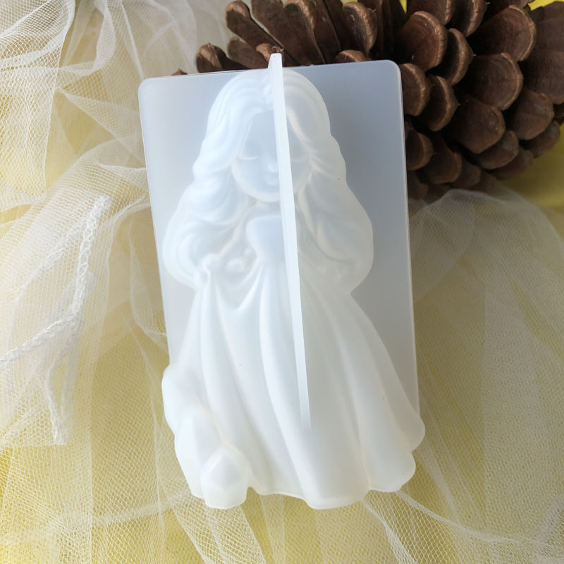 Soap Making Molds - ثلاثية الأبعاد لطيف الأميرة سيليكون قالب