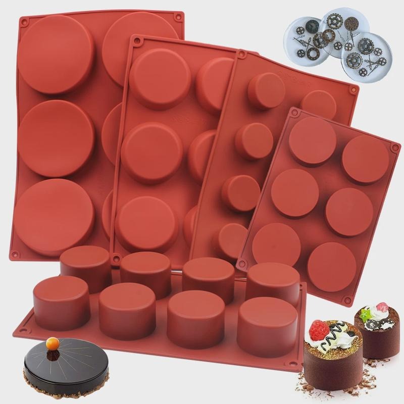 Soap Making Kit For Beginners - قالب صابون سيليكون دائري، أداة صنع