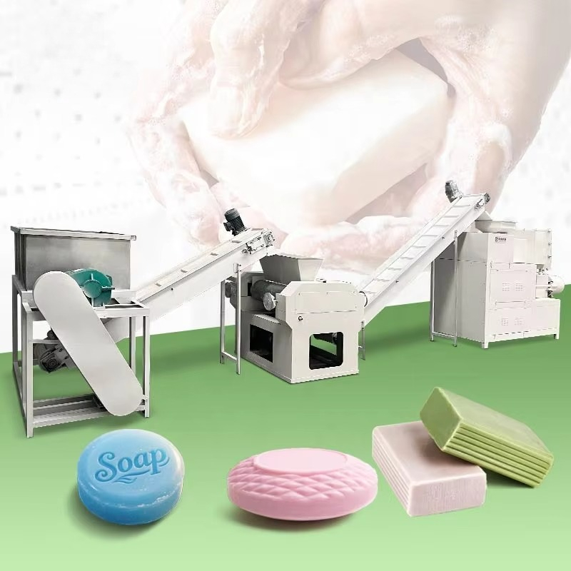 خط إنتاج صناعي صغير الحجم لصنا - مراجعة Soap Making Machine Small Scale وسعره