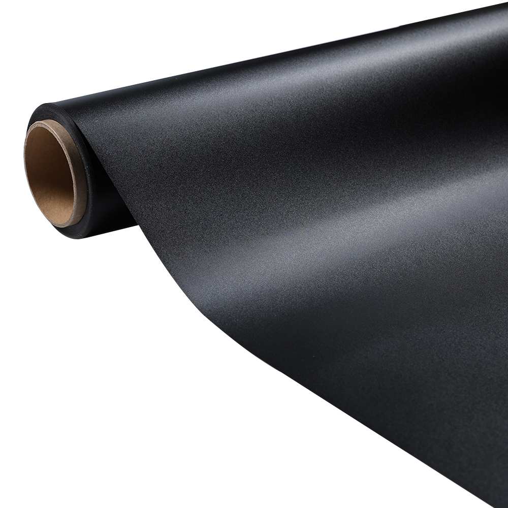 غلاف فينيل غير لامع بأكمام سود - مراجعة Shrink Wrap Pvc وسعره