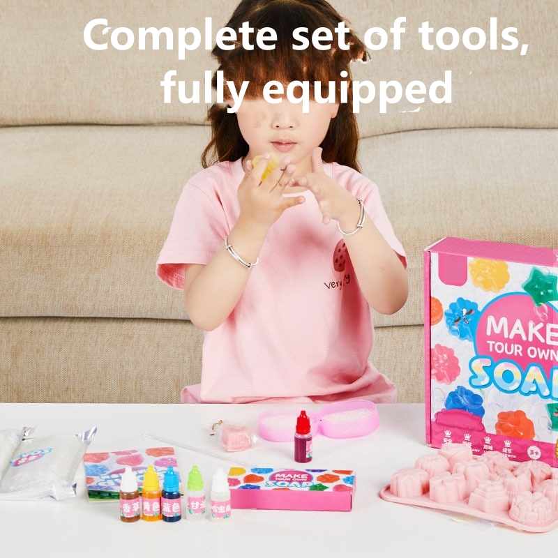 DIY اليدوية الصابون الكريستال  - مراجعة Soap Making Kit For Beginners وسعره