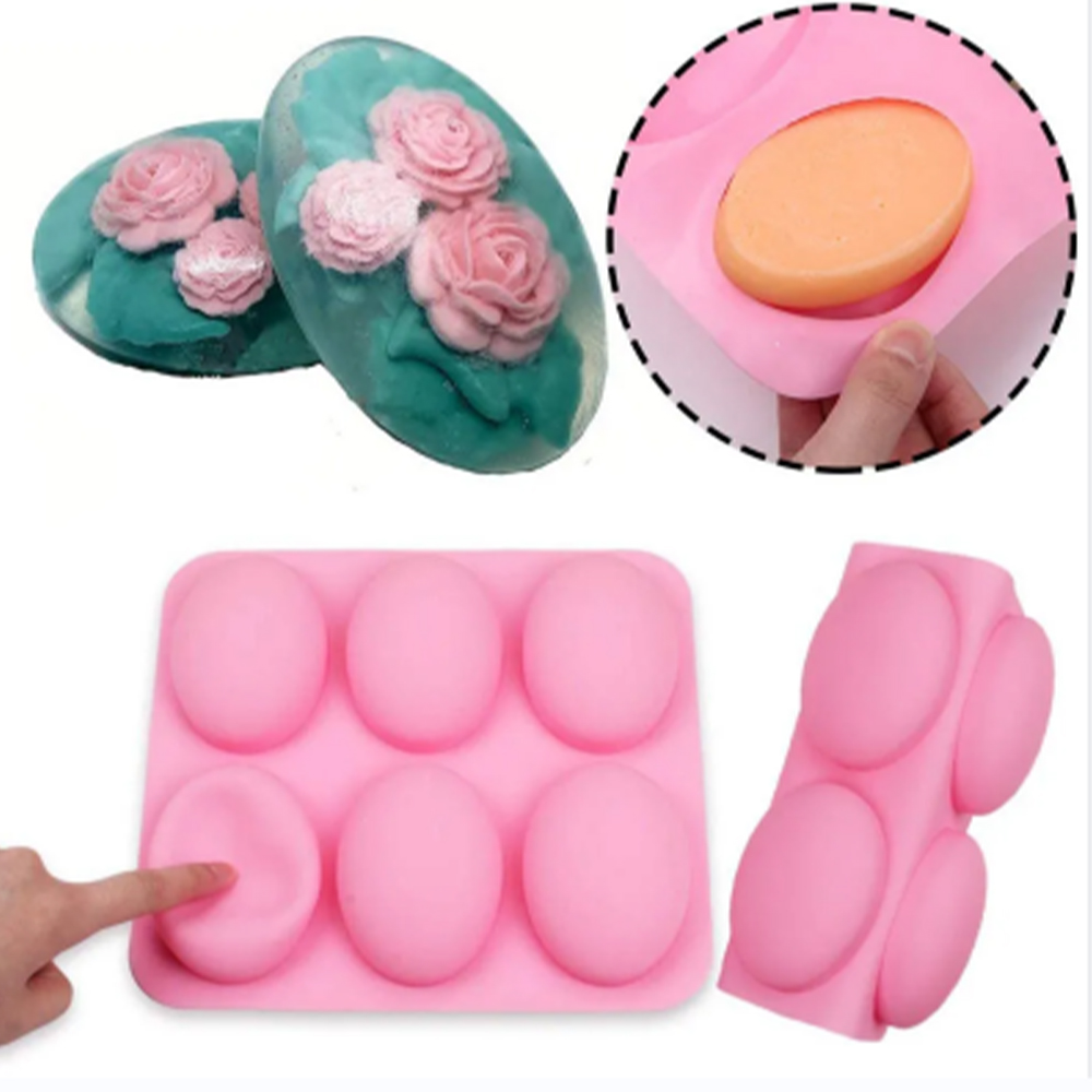 6 تجاويف قالب صابون سيليكون بي - مراجعة Soap Making Kit For Beginners وسعره