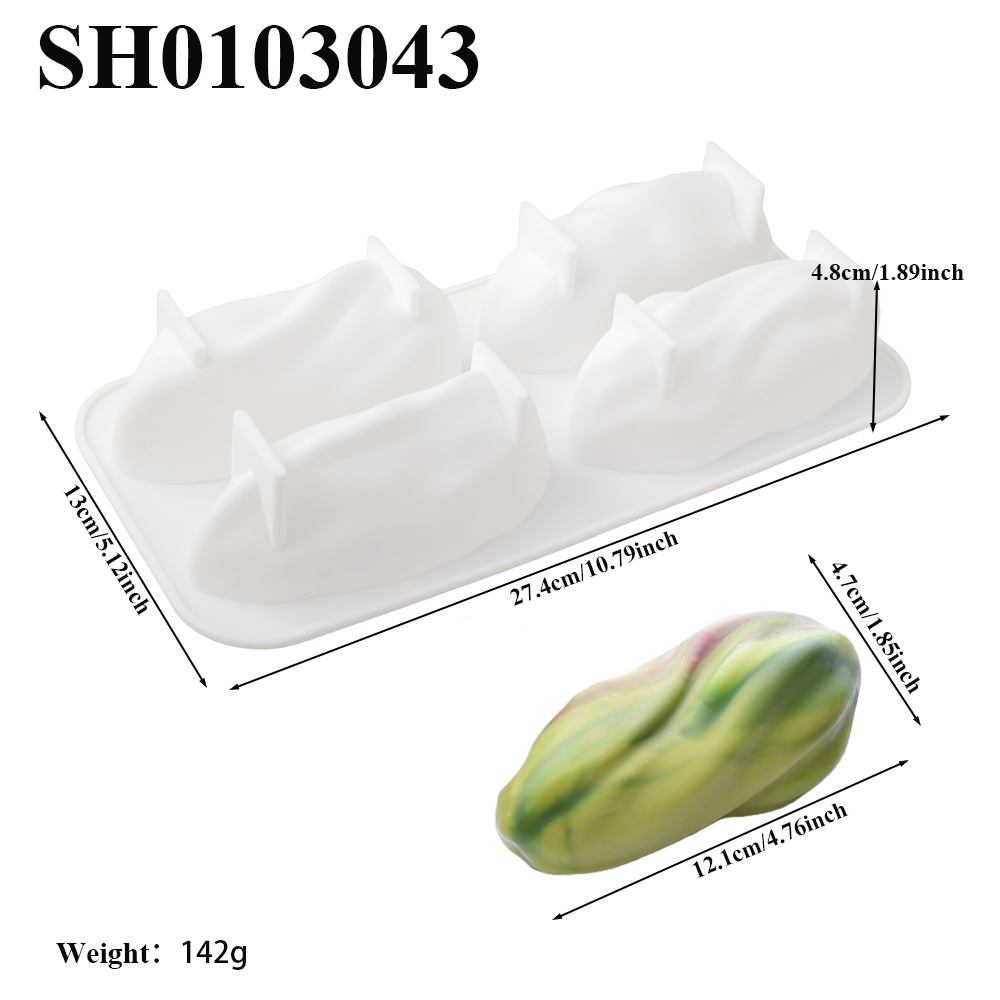 قالب خبز سيليكون بتصميم الفستق - مراجعة Soap Making Guide وسعره